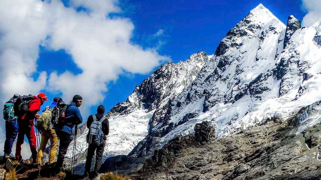 Map - Day 2: Cruzando el abra de Salkantay.